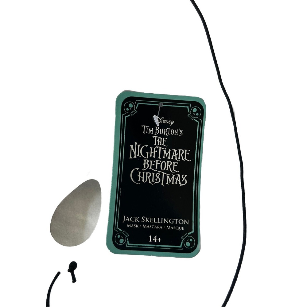 The Nightmare Before Christmas Jack Skellington Halloween Mask‎ NEW Lot of 2 - Picture 3 of 4